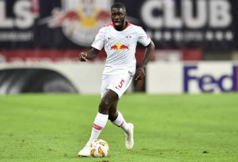 Football Europe League Group Stage 1 Gameday RB Leipzig FC Salzburg on 20 09 2018 in the Red Bull Arena in Leipzig Dayot Upamecano Leipzig DFL Regulations prohibit any use of images as video sequences or quasi video xTTx