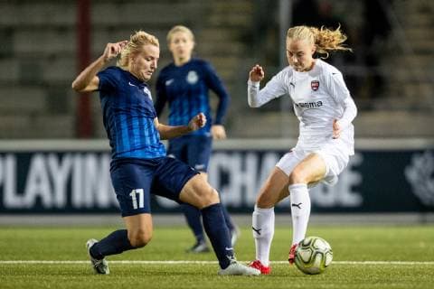 180926 during the soccer match in the Champions League between Rosengard and Rjazan on September 26, 2018 in Malmö  Copyright: MATHILDAxAHLBERG BB180926MA001
