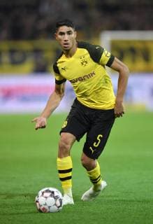 26 09 2018 Soccer GER Season 2018 2019 1 Bundesliga 5 Gameday Borussia Dortmund 1 FC Nuernberg 7 0 Achraf Hakimi Borussia Dortmund DFL REGULATIONS PROHIBIT ANY USE OF PHOTOGRAPH AS IMAGE SEQUENCES AND OR QUASI VIDEO Team2