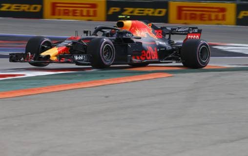 Motorsports: FIA Formula One World Championship WM Weltmeisterschaft 2018, Grand Prix of Russia, 33 Max Verstappen (NLD, Aston Martin Red Bull Racing), Sochi Russia