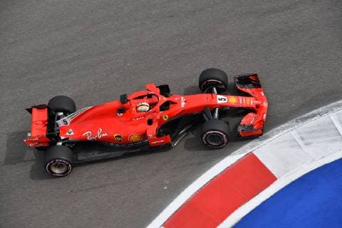 Sebastian Vettel Scuderia Ferrari formula 1 GP Russian in Sochi 28 09 2018 Photo mspb Jerry Andre Sebastian Vettel formula 1 GP Russian 2018