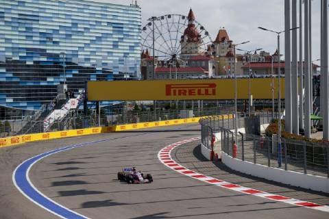 Motorsports: FIA Formula One World Championship WM Weltmeisterschaft 2018, Grand Prix of Russia, 11 Sergio Perez (MEX, Racing Point Force India F1 Team), Sochi Russia