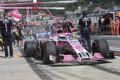 Sergio Perez Sahara Force India F1 Formula 1 Russian GP in Sochi 29 09 2018 Photo mspb Jerry Andre Sergio Perez formula 1 GP Russian 2018