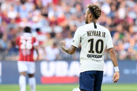 10 NEYMAR JR (PSG) - JOIE FOOTBALL : Nice vs Paris SG - Ligue 1 Conforama - 29 09 2018 FEP Panoramic 