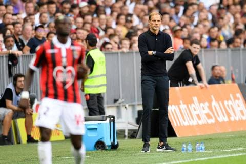 THOMAS TUCHEL (ENTRAINEUR PSG) FOOTBALL : Nice vs Paris SG - Ligue 1 Conforama - 29 09 2018 FEP Panoramic 