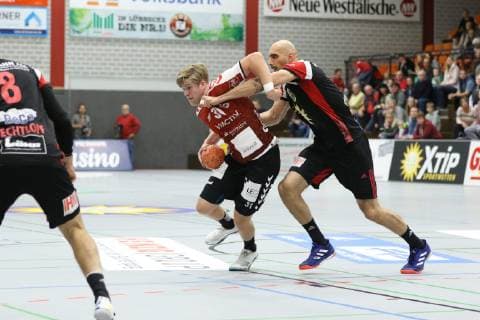 TuS N Luebbecke vs VfL Luebeck Schwartau Handball 2 Bundesliga 29 09 2018 TuS N Luebbecke vs VfL Luebeck Schwartau Handball 2 Bundesliga 29 09 2018 Luebbecke Copyright: xEIBNER JanxStrohdiekx EP_JSK