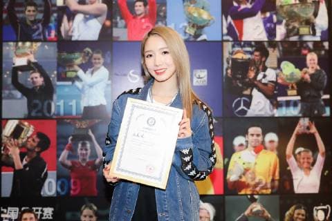 BEIJING, CHINA - SEPTEMBER 29: Chinese singer Meng Meiqi attends Soong Ching Ling Foundation charity event on day one of the 2018 China Open at the China National Tennis Centre on September 29, 2018 in Beijing, China.  Copyright: xVCGx CFP111169549082 
