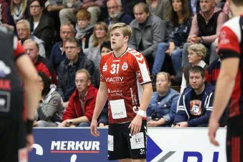 Daly Runarsson VfL Luebeck Schwartau 31 TuS N Luebbecke vs VfL Luebeck Schwartau Handball 2 Bundesliga 29 09 2018 TuS N Luebbecke vs VfL Luebeck Schwartau Handball 2 Bundesliga 29 09 2018 Luebbecke Copyright: xEIBNER JanxStrohdiekx EP_JSK