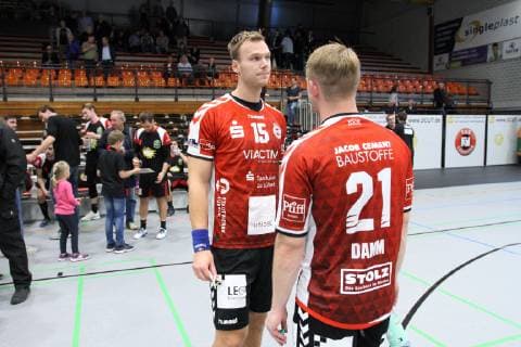 Disappointment at Fynn Ranke VfL Luebeck Schwartau 15 left and Sebastian Damm VfL Luebeck Schwartau 21 right TuS N Luebbecke vs VfL Luebeck Schwartau Handball 2 Bundesliga 29 09 2018 TuS N Luebbecke vs VfL Luebeck Schwartau Handball 2 Bundesliga 29 09 2018 Luebbecke Copyright: xEIBNER JanxStrohdiekx EP_JSK