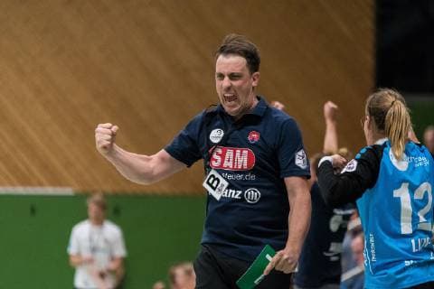 Mike Leibssle SG H2Ku Herrenberg Kuties Manager h SG H2Ku Herrenberg Kuties vs VfL Waiblingen Tigers Handball 2 Bundesliga Women HBF Season 18 19 29 09 2018 SG H2Ku Herrenberg Kuties vs VfL Waiblingen Tigers Handball 2 Bundesliga Women HBF Season 18 19 29 09 2018 Herrenberg Copyright: xEIBNER WolfgangxFrankx EP_WFK