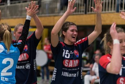 Jurate Zilinskaite SG H2Ku Herrenberg Kuties 15 SG H2Ku Herrenberg Kuties vs VfL Waiblingen Tigers Handball 2 Bundesliga Women HBF Season 18 19 29 09 2018 SG H2Ku Herrenberg Kuties VS VfL Waiblingen Tigers Handball 2 Bundesliga Women HBF Season 18 19 29 09 2018 Herrenberg Copyright: xEIBNER WolfgangxFrankx EP_WFK