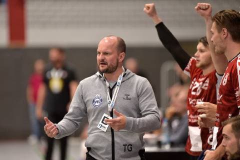 29 09 2018 pmk NA155851 Handball Men 2 Bundesliga Season 2018 2019 VfL Luebeck Schwartau Torge GREVE Coach Schwartau