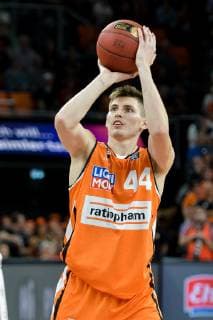 BBL rathiopharm ulm vs Bayern Munich Muenchen Basketball 28 09 2018 ratiopharm arena New Ulm GER BBL rathiopharm ulm vs Bayern Munich Muenchen Basketball im Bild David Krämer Kraemer Ulm 44 nordphotoxHafner nph00200