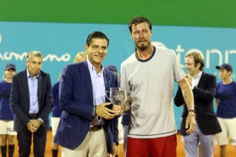 The tennis player Juan Carlos Ferrero has been proclaimed champion of the third edition of the Senior Masters Cup that has been played during this weekend at Puente Romano He has done it after prevailing in the final to the Russian Marat Safin by 6 3 and 6 4 in one passionate final of pure tennis Ferrero is added to the palmares of the event marbelli which were already John McEnroe and Carlos Moya photos Lorenzo Carnero cordonpress  xLORENZOxCARNERO CORDONPRESSx xx