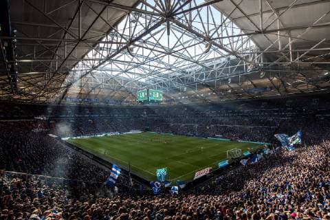 29 09 2018 Football Season 2018 2019 Bundesliga 6 Gameday FC Schalke 04 FSV Mainz 05 Veltins Arena DFL REGULATIONS PROHIBIT ANY USE OF PHOTOGRAPH AS IMAGE SEQUENCES AND OR QUASI VIDEO Gelsenkirchen Veltins Arena NRW Germany