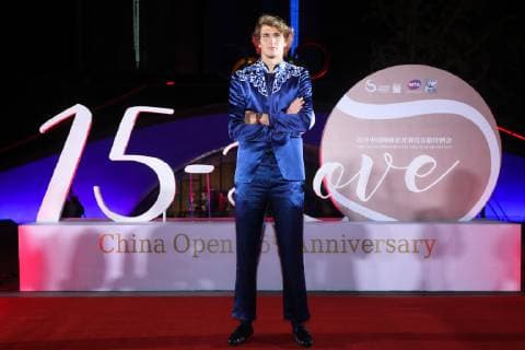 Sport Themen der Woche KW39 Sport Bilder des Tages BEIJING, CHINA - SEPTEMBER 30: Alexander Zverev of Germany attends the welcome reception at Beijing Olympic Tower on day two of the 2018 China Open on September 30, 2018 in Beijing, China.  Copyright: xVCGx CFP111169792296 