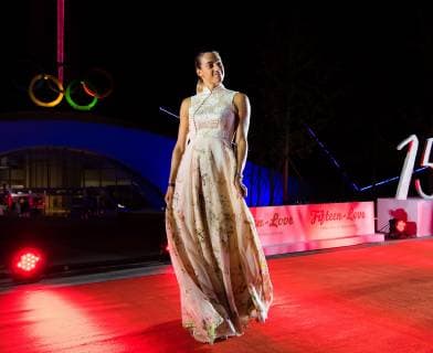 September 30, 2018 - Caroline Garcia of France on the red carpet at the 2018 China Open WTA Tennis Damen Premier Mandatory tennis tournament players party 2018 China Open - 30 Sep - ZUMAa181 20180930_zaa_a181_071 Copyright: xAFP7x