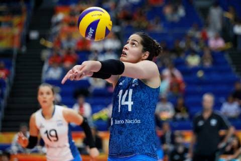 Fernandez Josefina (ARG), SEPTEMBER 30, 2018 - Volleyball : FIVE Volleyball Women s World Championship WM Weltmeisterschaft Japan 2018 First round Pool A match between Argentina 0-3 Mexico at Yokohama Arena in Kanagawa, Japan. Noxthirdxpartyxsales  (86905698)