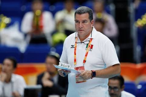 Ricardo Naranjo Head Coach (MEX), SEPTEMBER 30, 2018 - Volleyball : FIVE Volleyball Women s World Championship WM Weltmeisterschaft Japan 2018 First round Pool A match between Argentina 0-3 Mexico at Yokohama Arena in Kanagawa, Japan. Noxthirdxpartyxsales  (86905753)