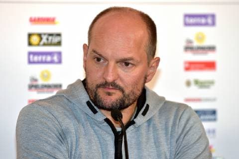 29 09 2018 pmk NA156584 Handball Men 2 Bundesliga Season 2018 2019 VfL Luebeck Schwartau Press Conference Torge GREVE Coach Schwartau
