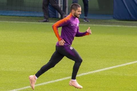 Manchester City Training Ilkay Gundogan during the Manchester City training session at City Football Academy , Manchester Content Not Available For UK Newspapers Copyright: xStevexMcCormickx FIL-12358-0018