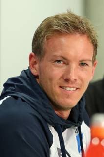 Julian Nagelsmann Coach Head Coach Hoffenheim Single Action Action Portrait Portrait at the Press Conference PK Press Conference Press Date Media Date Joy Friendly Cheerful Radiant Optimistic Soccer UEFA Champions League Press Conference TSG 1899 Hoffenheim xozx