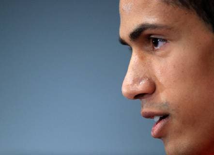 Sport Bilder des Tages MOSCOW, RUSSIA - OCTOBER 1, 2018: Real Madrid s Raphael Varane during a press conference PK Pressekonferenz ahead of the 2018-19 UEFA Champions League Group Stage match against CSKA Moscow. Sergei Bobylev TASS  TS0921F1