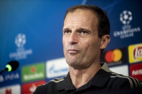 The head coach of Juventus Massimiliano Allegri during the press conference PK Pressekonferenz before the UEFA Champions League group stage match between Juventus and Young Boys at the Juventus Stadium, Turin, Italy on 1 October 2018. Copyright: xAlbertoxGandolfox 21310022