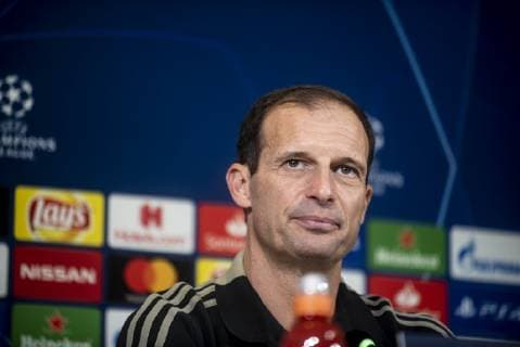 The head coach of Juventus Massimiliano Allegri during the press conference PK Pressekonferenz before the UEFA Champions League group stage match between Juventus and Young Boys at the Juventus Stadium, Turin, Italy on 1 October 2018. Copyright: xAlbertoxGandolfox 21310035