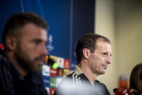 The head coach of Juventus Massimiliano Allegri during the press conference PK Pressekonferenz before the UEFA Champions League group stage match between Juventus and Young Boys at the Juventus Stadium, Turin, Italy on 1 October 2018. Copyright: xAlbertoxGandolfox 21310038
