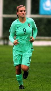 01.10.2018 Albena(Bulgaria) Romania-Portugal U19 Under 19 European qualify tournament women s football Telma Encarnacao Portugal : 