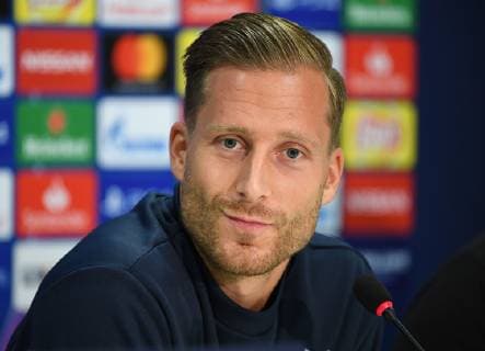 01 10 2018 xmeix Football UEFA Champions League TSG 1899 Hoffenheim Training and Press Conference emspor Oliver Baumann TSG 1899 Hoffenheim DFL DFB REGULATIONS PROHIBIT ANY USE OF PHOTOGRAPHS as IMAGE SEQUENCES and or QUASI VIDEO Sinsheim prio:1