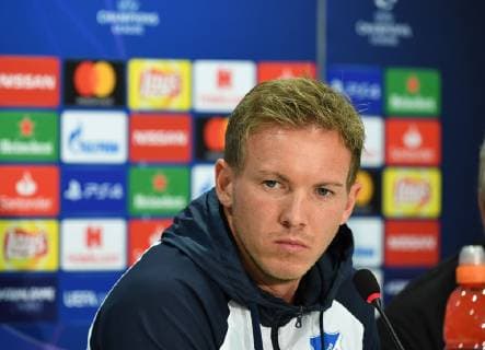 01 10 2018 xmeix Football UEFA Champions League TSG 1899 Hoffenheim Training and Press Conference emspor v l Hoffenheim coach Julian Nagelsmann TSG 1899 Hoffenheim DFL DFB REGULATIONS PROHIBIT ANY USE OF PHOTOGRAPHS as IMAGE SEQUENCES and or QUASI VIDEO Sinsheim prio:1