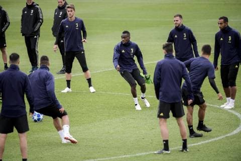 Fußball, CL, Juventus Turin Training Photo LaPresse Marco Alpozzi October 01, 2018 Turin (Italy) soccer Juventus FC training before Juventus vs Real Madrid - Champions League group stage - Group H - Stadio Allianz Stadium In the pic: a moment of training session  Copyright: xMarcoxAlpozzi LaPresse LaPresse x
