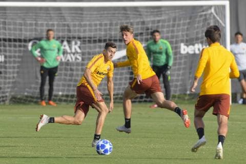 Fußball, CL, AS Rom Training Photo Luciano Rossi AS Roma LaPresse 01 10 2018 Roma (Italia) Soccer Training In the pic: Stephan El Shaarawy Trigoria Roma  Copyright: xLucianoxRossix-xASxRoma LaPressex