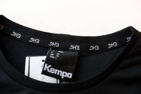 Local DHB jersey presentation for the Handball World Cup 2019 in the Sky Tower in Cologne Detail in the neck area 02 10 2018