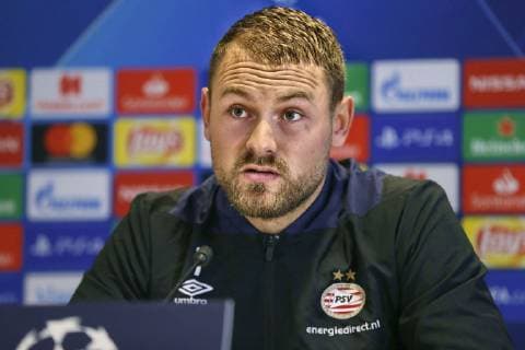 EINDHOVEN, 02-10-2018, PSV Philips Stadium , UEFA Champions League season 2018 2019 , PSV training before PSV - Inter . PSV goalkeeper Jeroen Zoet during the press conference PK Pressekonferenz for PSV - Inter . PSV training before Inter  x2514818x