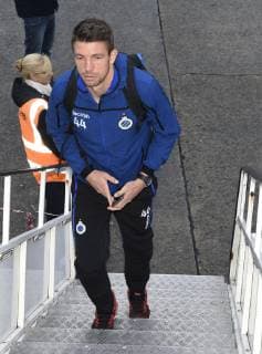 Brandon Mechele FOOTBALL : Depart des joueurs de Bruges pour Madrid - Ligue des Champions - 02 10 2018 CTKPhotobank Panoramic 