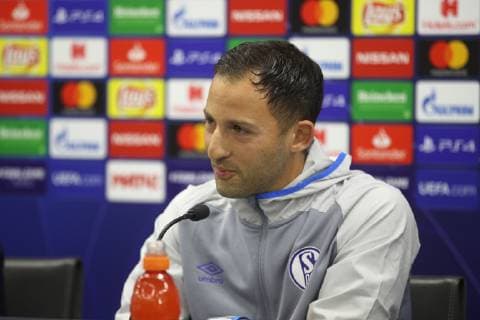 02 10 2018 Football Season 2018 2019 Champions League 2 Gameday Press Conference FC Schalke 04 Head Coach Domenico TEDESCO FC Schalke 04 Moscow RZD Arena Russia