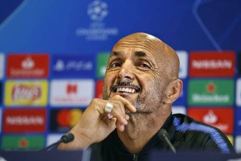 Sport Bilder des Tages EINDHOVEN, 02-10-2018, PSV Philips Stadium , UEFA Champions League season 2018 2019 , Inter press conference PK Pressekonferenz before PSV - Inter . Inter trainer coach Luciano Spalletti during the press conference for PSV - Inter . Inter press conference  x2515129x