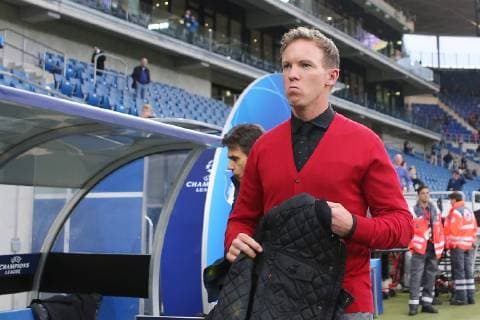 02 10 2018 xtvx Football UEFA Champions League TSG 1899 Hoffenheim Manchester City FC emspor v l Coach Julian Nagelsmann TSG 1899 Hoffenheim Portrait DFL DFB REGULATIONS PROHIBIT ANY USE OF PHOTOGRAPH as IMAGE SEQUENCES and or QUASI VIDEO Sinsheim
