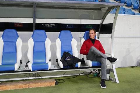 02 10 2018 xtvx Football UEFA Champions League TSG 1899 Hoffenheim Manchester City FC emspor v l Coach Julian Nagelsmann TSG 1899 Hoffenheim Portrait DFL DFB REGULATIONS PROHIBIT ANY USE OF PHOTOGRAPH as IMAGE SEQUENCES and or QUASI VIDEO Sinsheim