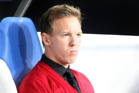 02 10 2018 xtvx Football UEFA Champions League TSG 1899 Hoffenheim Manchester City FC emspor v l Coach Julian Nagelsmann TSG 1899 Hoffenheim Portrait DFL DFB REGULATIONS PROHIBIT ANY USE OF PHOTOGRAPH as IMAGE SEQUENCES and or QUASI VIDEO Sinsheim