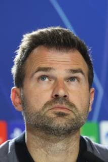Club Brugge s head coach Ivan Leko pictured during a press conference PK Pressekonferenz of Belgian soccer team Club Brugge KV, Tuesday 02 October 2018 in Madrid, Spain. Tomorrow Club will meet Spanish club Atletico Madrid on day two the UEFA Champions League, in group A. BRUNOxFAHY  x05439599x