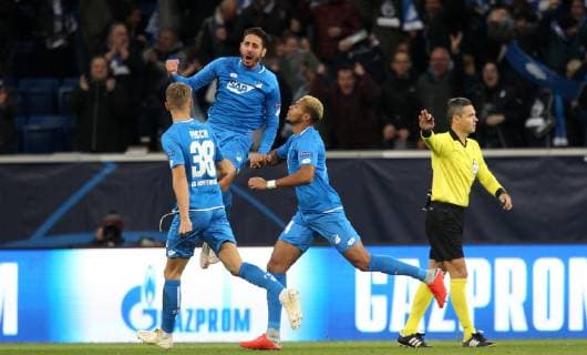 1 0 by Ishak BELFODIL 19 1899 Hoffenheim Torjubel TSG 1899 Hoffenheim vs Manchester City Groupe F Matchday 2 October 02 2018 Wirsol Rhein Neckar Arena Germany YmdY DFL regulations prohibit any use of photographs as sequences or quasi video TSG 1899 Hoffenheim Manchester City