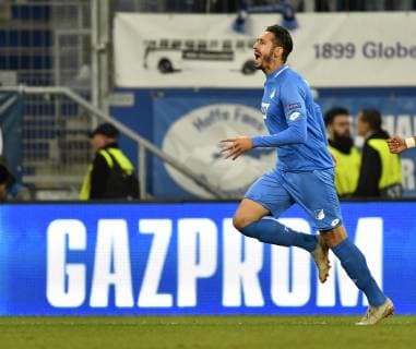 Goal to the 1 0 Ishak Belfodil TSG 1899 Hoffenheim Torjubel TSG 1899 Hoffenheim vs Manchester City Man City Champions League CL Group Stage 02 10 2018 DFL REGULATIONS PROHIBIT ANY USE OF PHOTOGRAPH AS IMAGE SEQUENCES AND OR QUASI VIDEO TSG 1899 Hoffenheim vs Manchester City