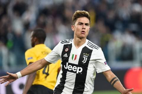 Db Torino 02 10 2018 - Champions League Juventus-Young Boys foto Daniele Buffa Image nella foto: esultanza gol Paulo Dybala 