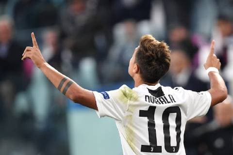 Paulo Dybala of Juventus celebrates scoring 1-0 Esultanza gol Torino 02-10-2018 Juventus Stadium Football Calcio Uefa Champions League 2018 2019 Group H Juventus - Young Boys Foto Andrea Staccioli Insidefoto AndreaxStaccioli