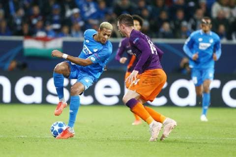 TSG 1899 Hoffenheim vs. Aymeric Laporte Manchesteer City TSG 1899 Hoffenheim vs. Manchester City Soccer Champions League 02 10 2018 TSG 1899 Hoffenheim vs. Manchester City Soccer Champions League 02 10 2018 Hoffenheim Copyright: xEIBNER AlexanderxNeisx EP_ANS
