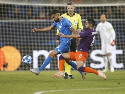 VIK Kerem Demirbay Hoffenh Ilkay Gündogan City 1899 Hoffenheim Manchester City Sinsheim GER 02 10 2018 1 Round of 1. Soccer Champions League 2018 2019